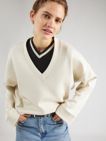 MSCH COPENHAGEN Sweatshirt 'Petua Ima' in Beige: voorkant