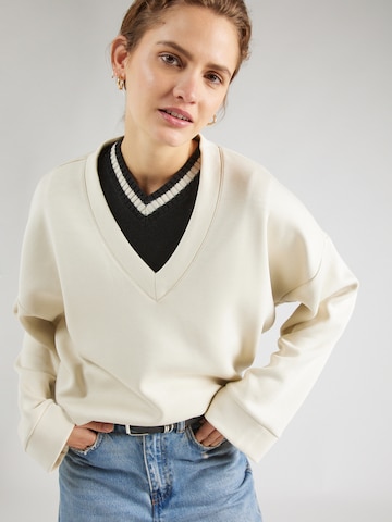 MSCH COPENHAGENSweater majica 'Petua Ima' - bež boja: prednji dio