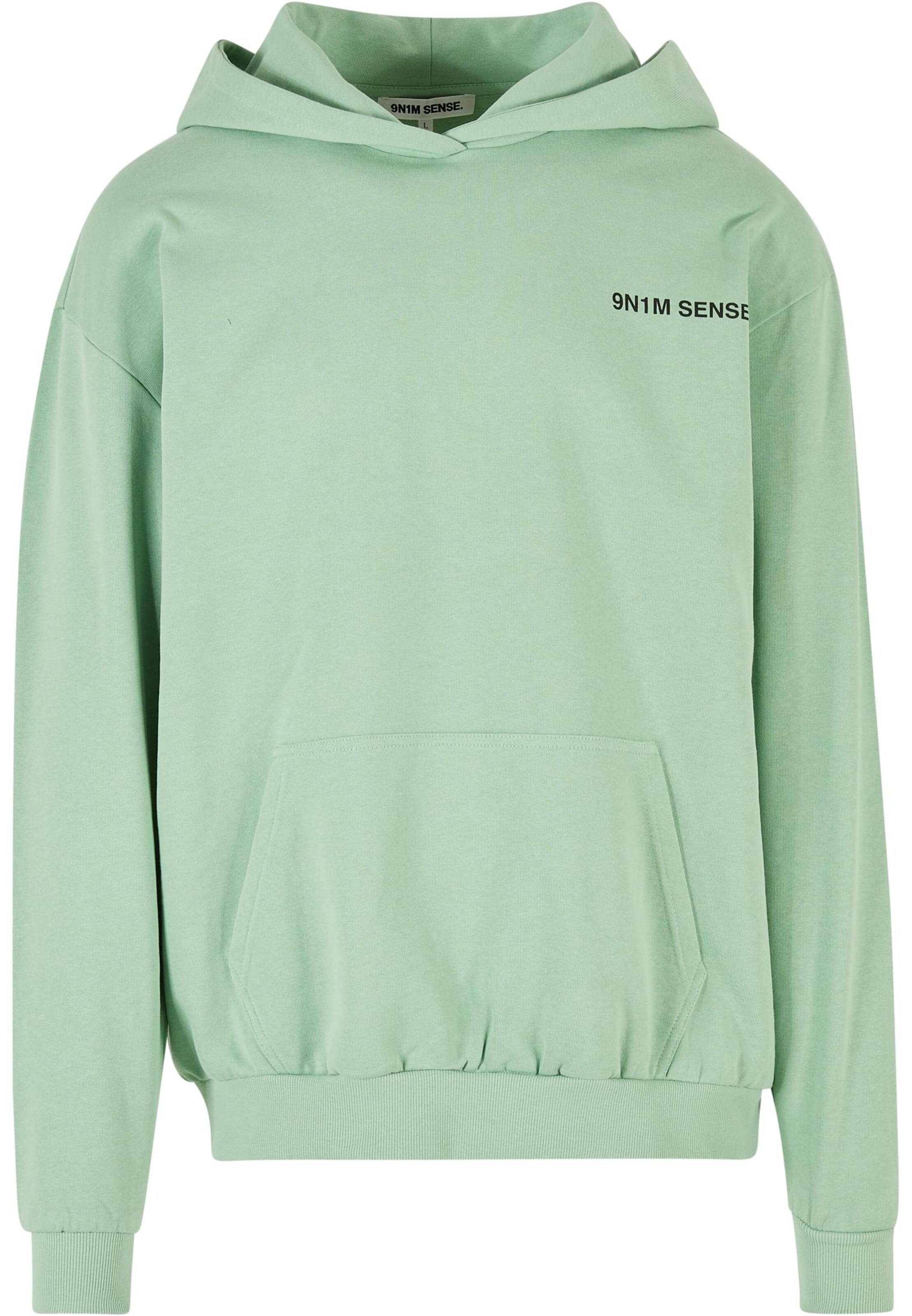 9N1M SENSE Μπλούζα φούτερ σε πράσινο: μπροστά