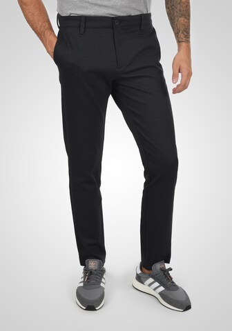 INDICODE JEANS Regular Chino Pants 'Koldart' in Black: front