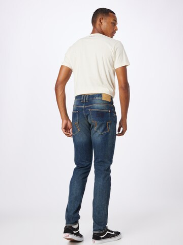 Coupe slim Jean 'Trade' Herrlicher en bleu