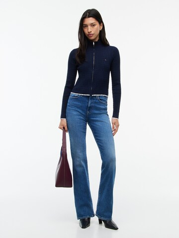 mėlyna Tommy Jeans Kardiganas