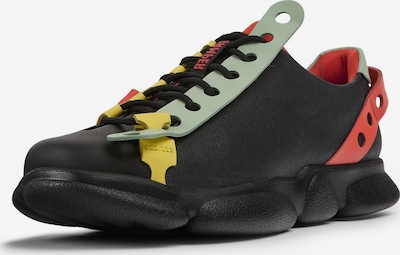 CAMPER Sneakers laag 'Karst Twins' in de kleur Geel / Mintgroen / Rood / Zwart, Productweergave