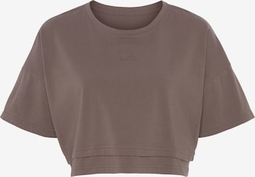 LASCANA Shirt in Bruin: voorkant