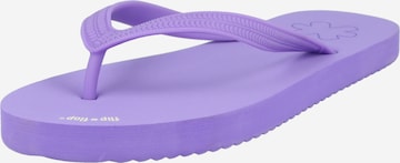 Tongs FLIP*FLOP en violet : devant