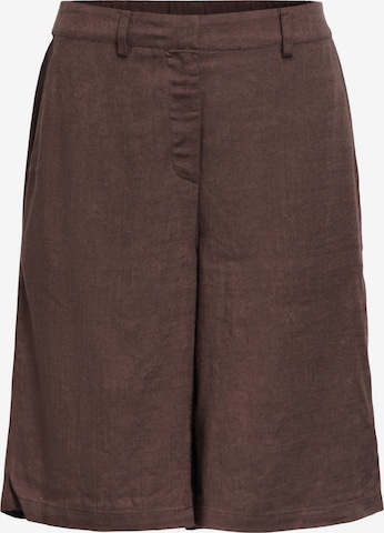 Pantalon OBJECT en marron : devant