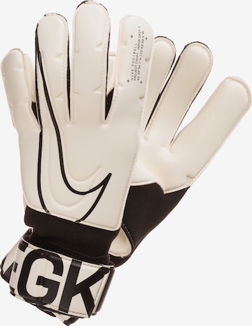 NIKE Athletic Gloves 'Vapor Grip 3' in White: front