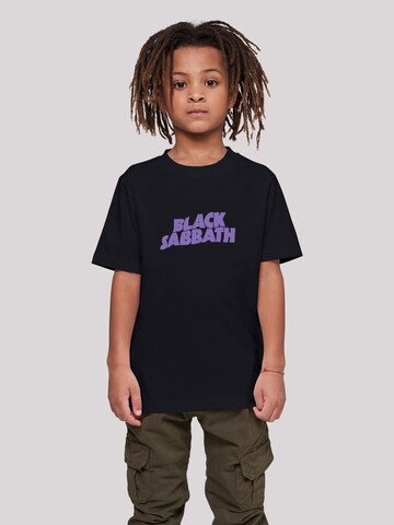 T-Shirt 'Black Sabbath' F4NT4STIC en noir : devant