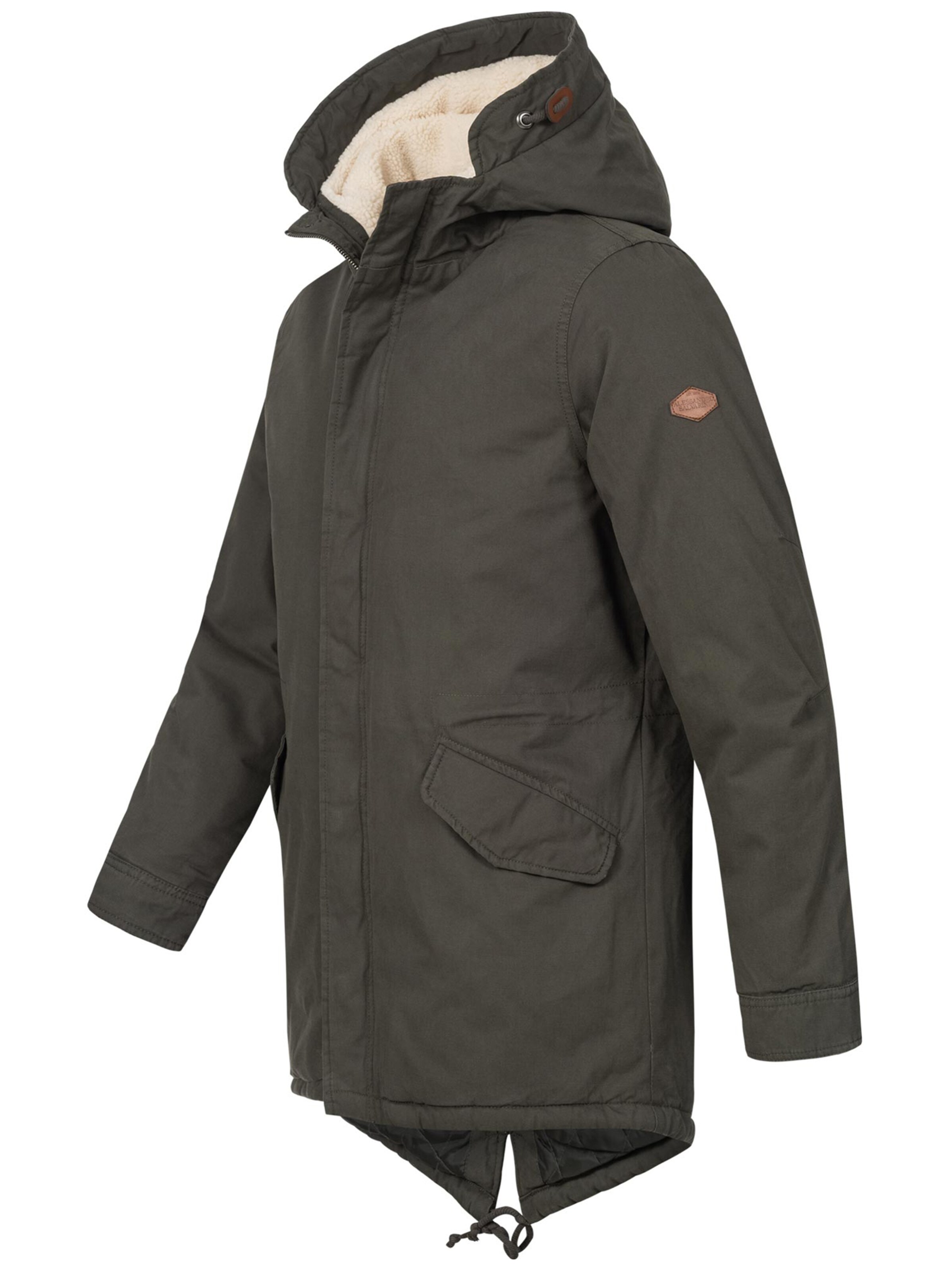 Alessandro Salvarini Parka in Grau