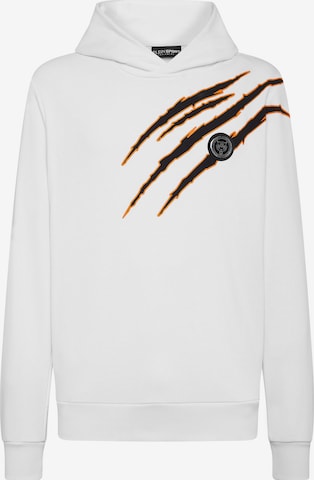 Plein Sport Sweatshirt 'Scratch' in White: front