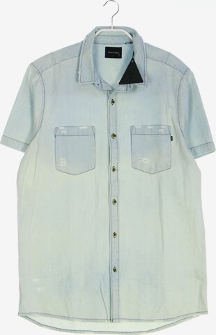 abrand jeans Button Up Shirt in L in Blue: front