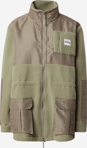 Eivy Функциональная флисовая куртка в Зеленый: спереди