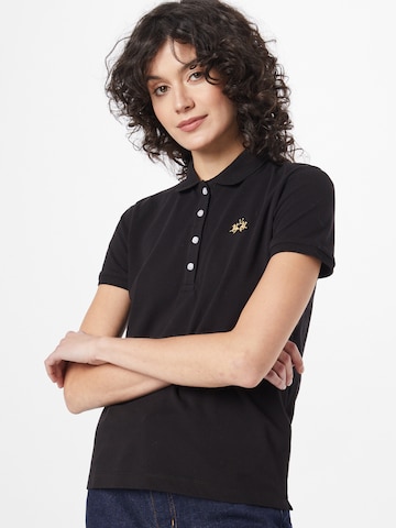 La Martina Shirt in Zwart: voorkant