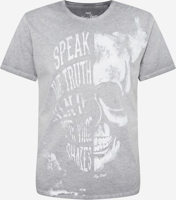 Key Largo T-Shirt 'SPEAKER' in Grau: predná strana