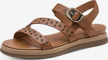 Tamaris Sandal in Brown: front