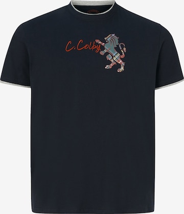 Charles Colby Shirt ' Earl Cian ' in Blue: front
