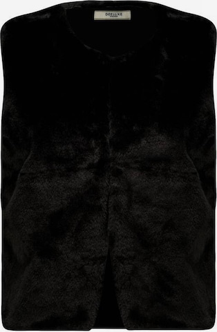 Gilet 'FUZZY' Deeluxe en noir : devant