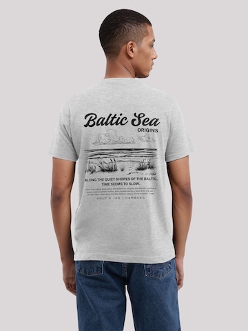F4NT4STIC Shirt 'Knut und Jan Hamburg' in Grijs: voorkant
