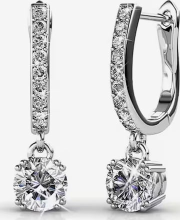 ROUGEMONT Jewellery Earrings 'Funkelnde' in Silver: front