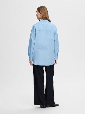SELECTED FEMME Blouse 'Dina Sanni' in Blauw