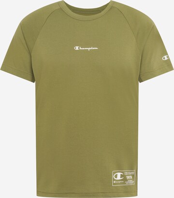 Champion Authentic Athletic Apparel Funkční tričko – zelená: přední strana