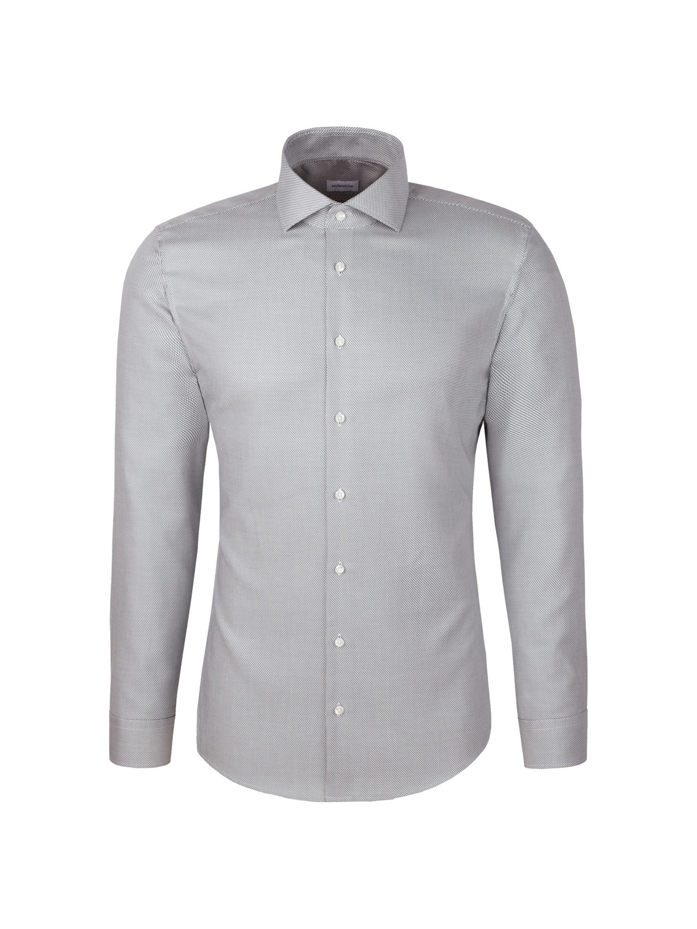 SEIDENSTICKER Zakelijk overhemd in Grijs: voorkant