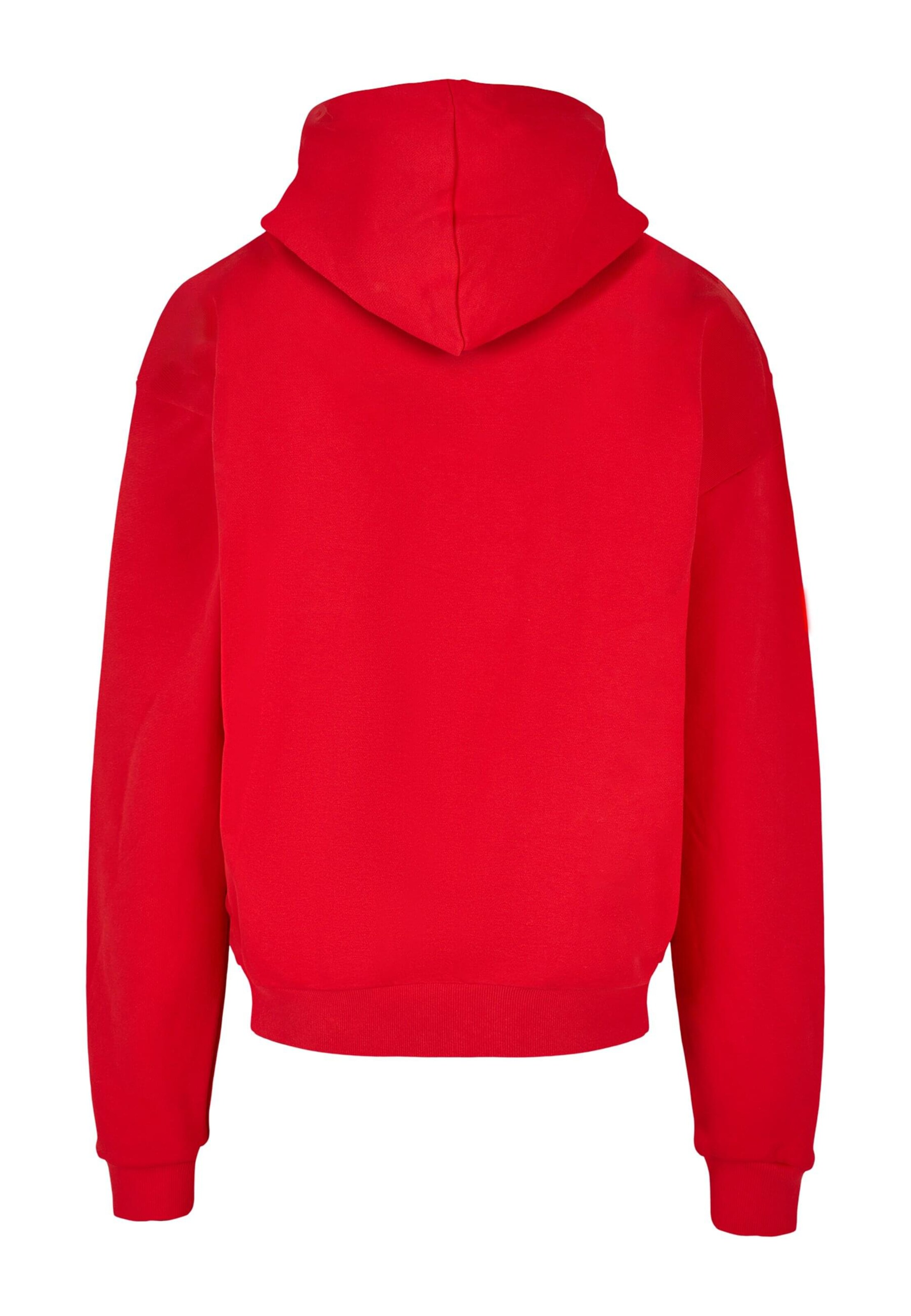 Sweat-shirt 'Fathers Day - Dad Number 1' Merchcode en rouge