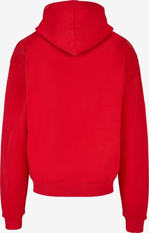 Merchcode Sweatshirt 'Peanuts - Ok Fine Whatever' in Rot