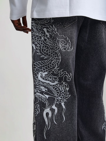 Ed Hardy - Loosefit Calças de ganga em preto