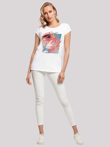 F2 T-Shirt 'F2 Beach Vibes Sommer Style' in Weiß