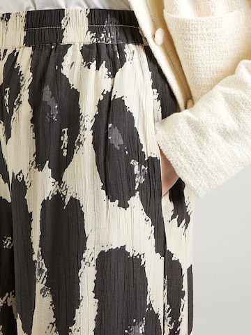 MSCH COPENHAGEN Wide Leg Housut 'Karalie Jusia' värissä ruskea