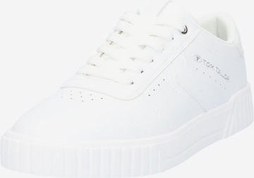 SUPREMO - Zapatillas deportivas bajas en blanco: frente