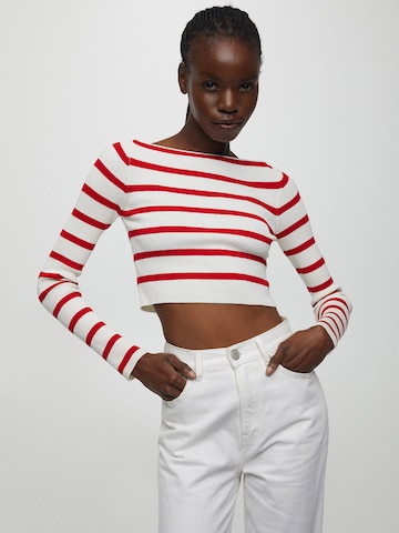 Pull&Bear Pullover in Rot: predná strana