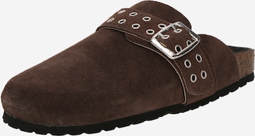 Bianco Pantolette 'MIAMI' in Braun: Vorderseite