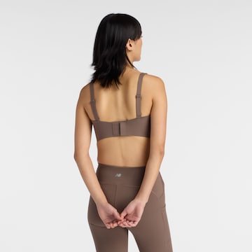 new balance - Soutien Bustier Soutien de desporto em castanho
