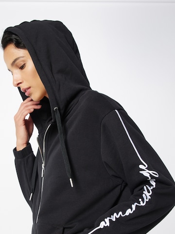 ARMANI EXCHANGE Zip-Up Hoodie in Black