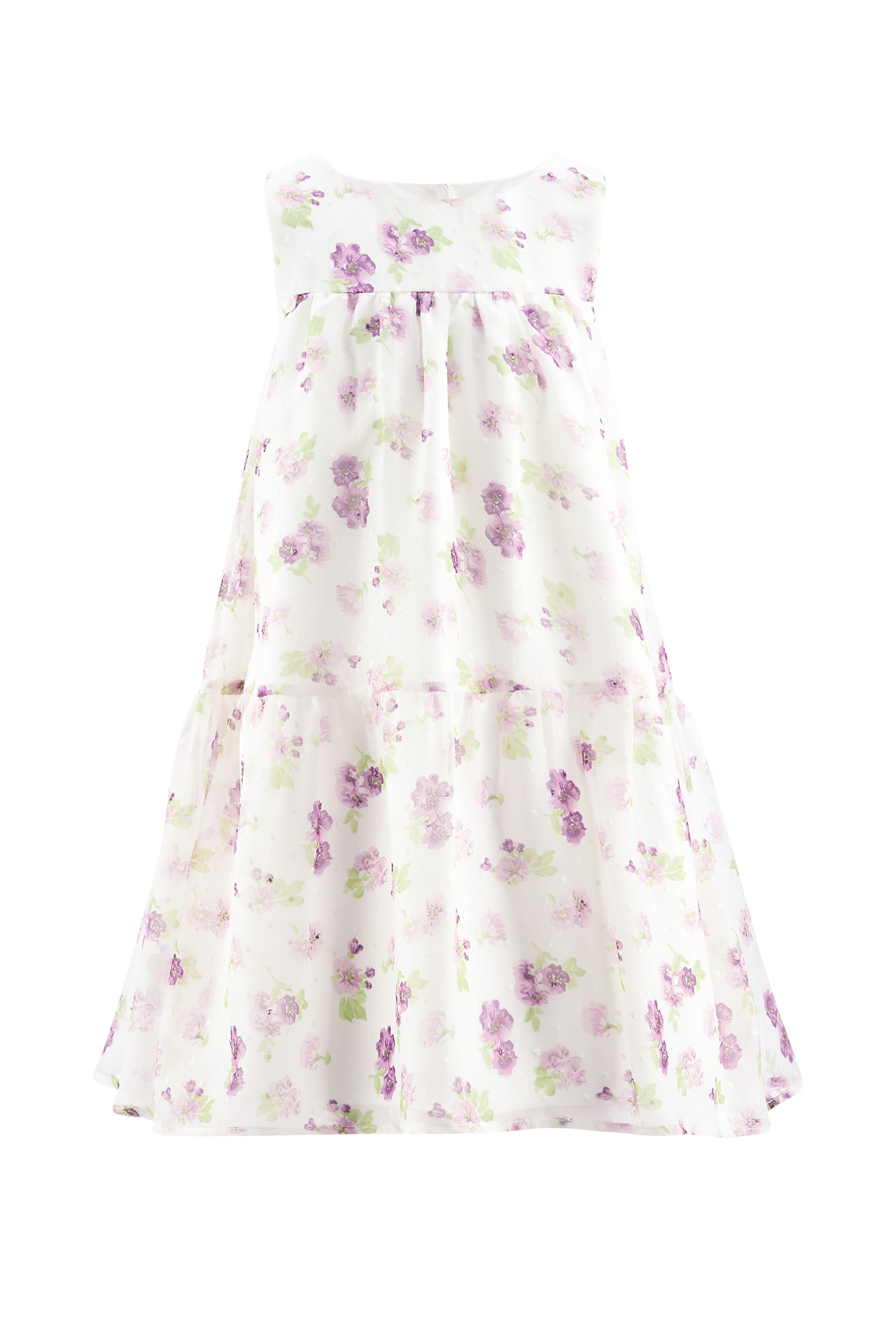 happy girls - Vestido em roxo: frente