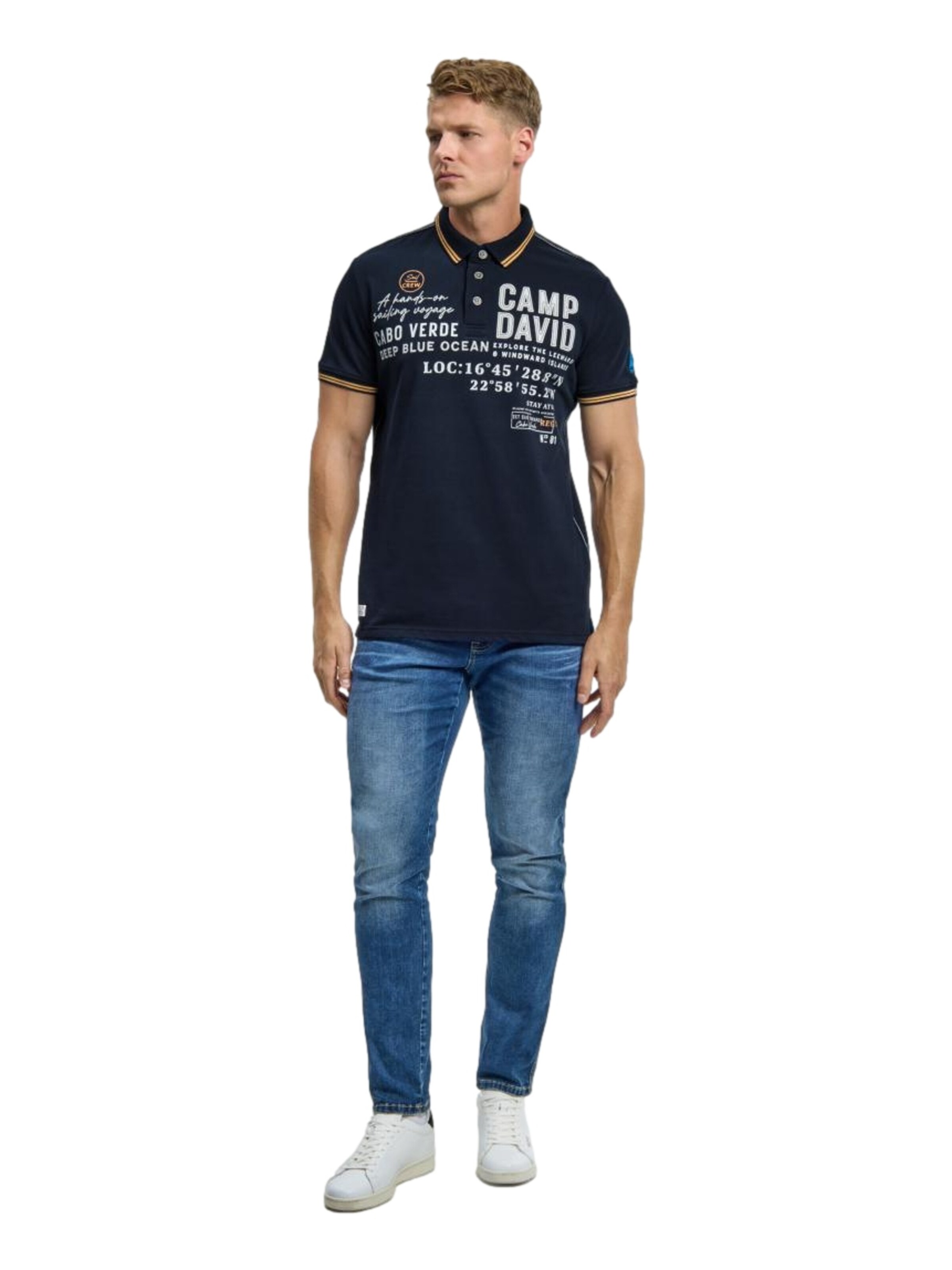 CAMP DAVID Футболка в Синий