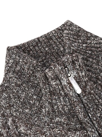 YOUTHUP Strickjacke 'Wertigkeit'‌‌ in Braun