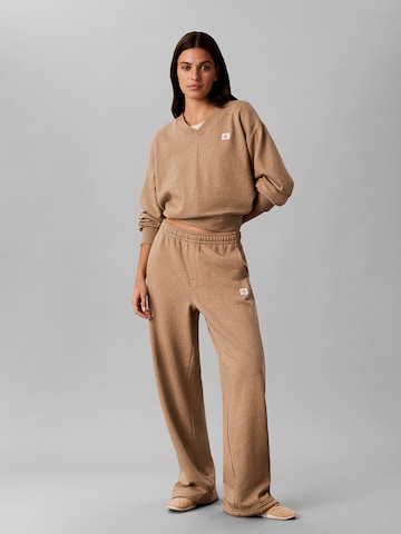 Calvin Klein Jeans Sweatshirt in Beige