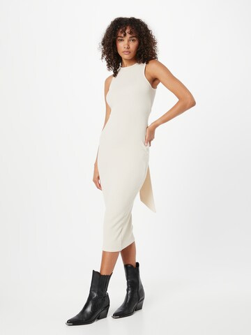 Misspap Jurk in Beige: voorkant