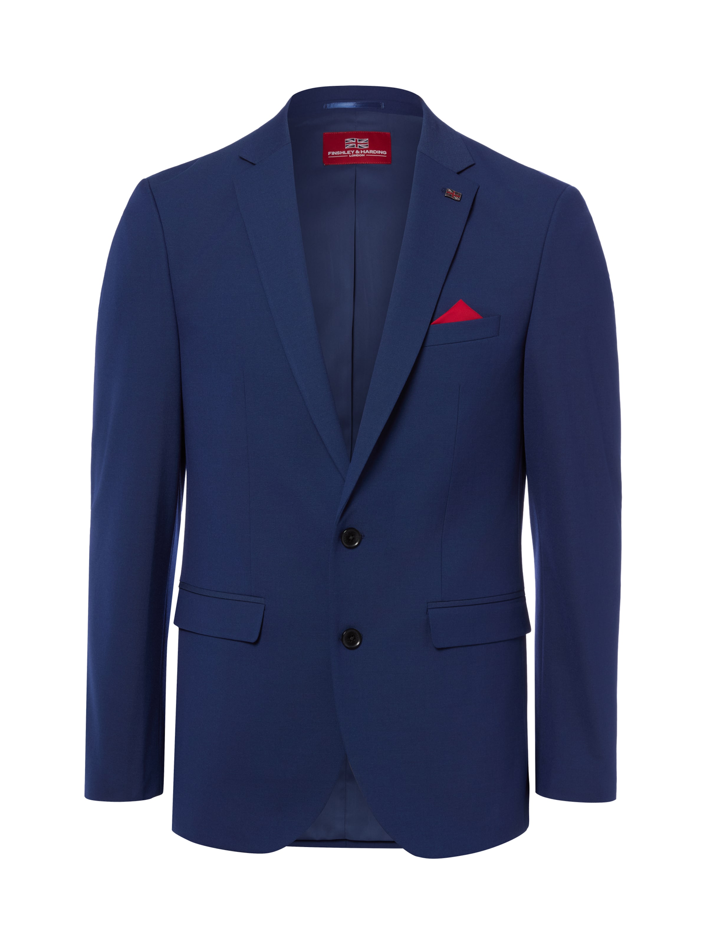 Finshley & Harding London Sakko in Blau: Vorderseite