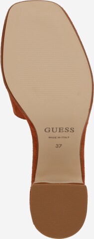 GUESS Pantolette 'CINZIA' in Braun