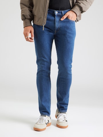 mėlyna HUGO Prigludęs Džinsai 'Zane': priekis