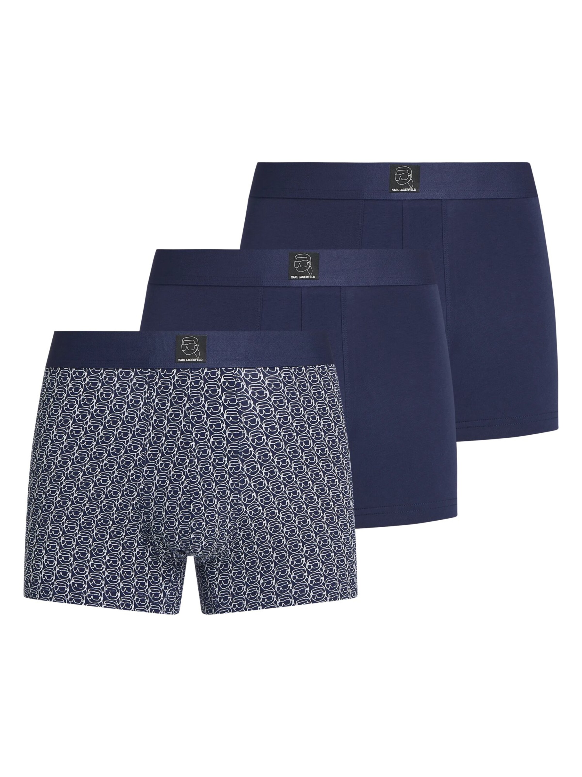 tengerészkék / fehér Karl Lagerfeld Boxeralsók - L, Termék nézet