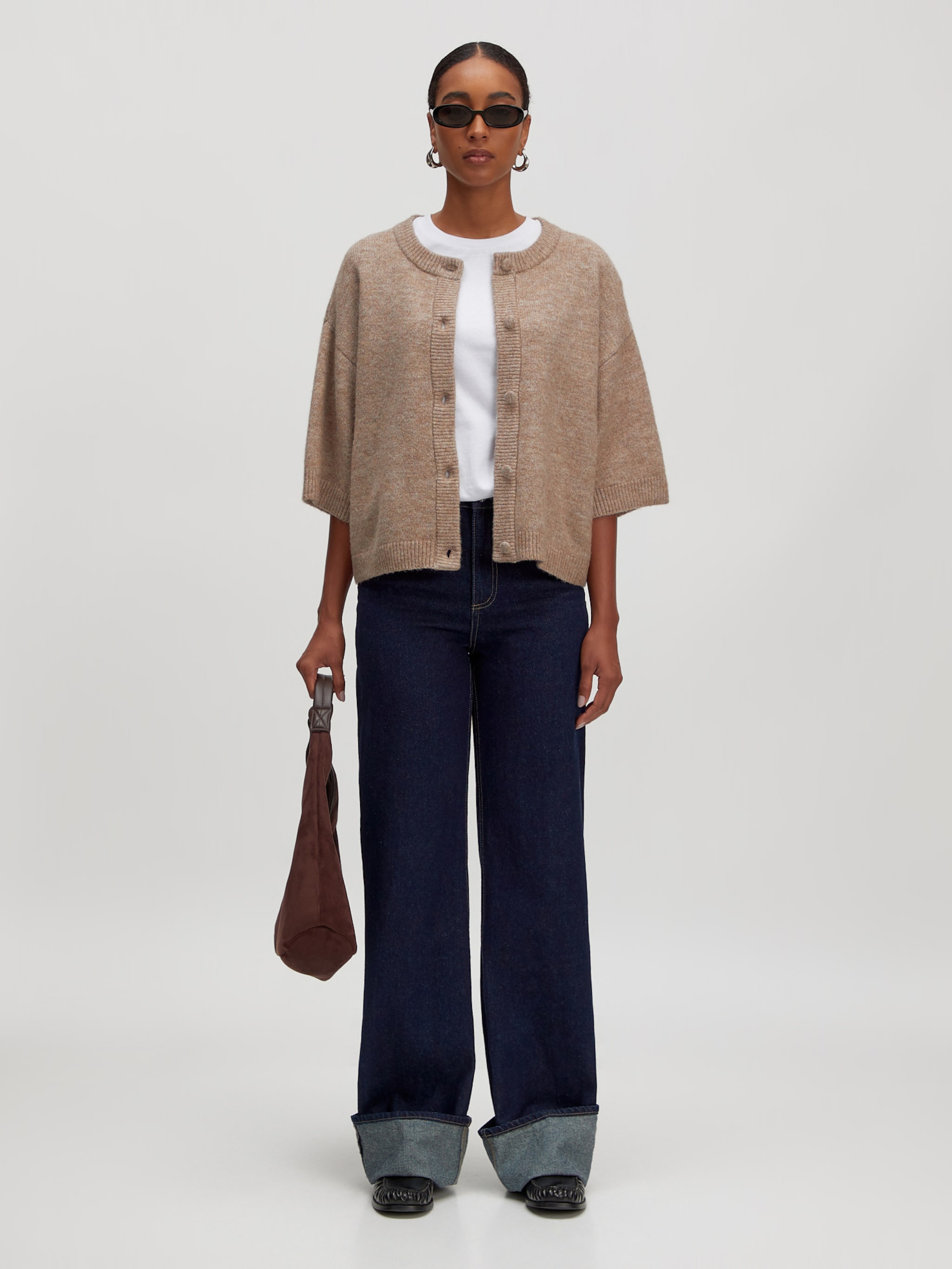 EDITED Produkte Shirt 'Oline Wool' beige