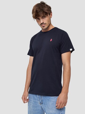 Mikon Shirt 'Eis' in Blauw: voorkant