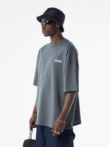 VAMOS CLO Shirt 'Michaelmas Daisy' in Grau