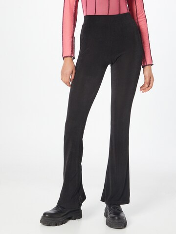 Tally Weijl Flared Pants in Black: front