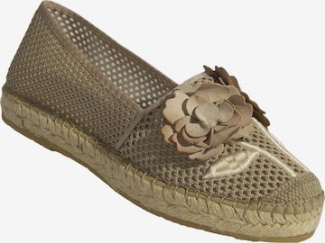 Desa Espadrilles 'Slip-Ons' in Brown: front